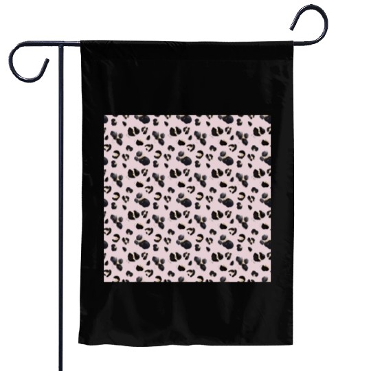 Cheetah Animal Print Pink Pattern Garden Flags