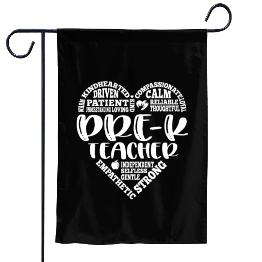 Pre K teacher, prek teacher, pre-k Garden Flags
