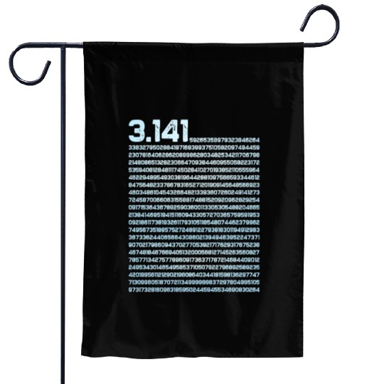 3.14 Pi Math Teacher Physics Irrational Number Garden Flags