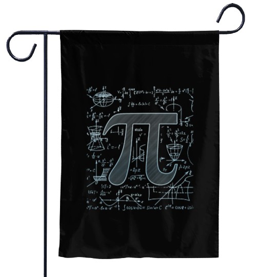 3.14 Pi Day Men Women Math Physics Teacher Pi Garden Flags