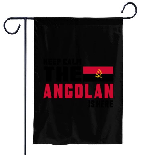 Keep calm Angola flag design Garden Flags