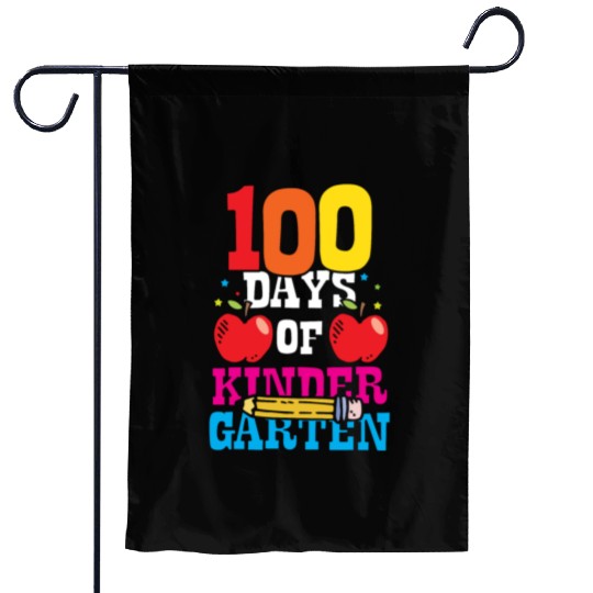 100 Days Of Kindergarten Sweet Cute Sayings Team Garden Flags