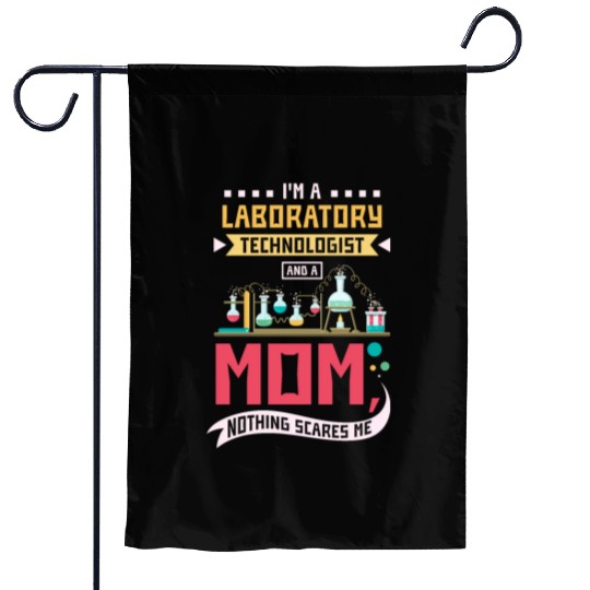Laboratory technologist and a mom Garden Flags