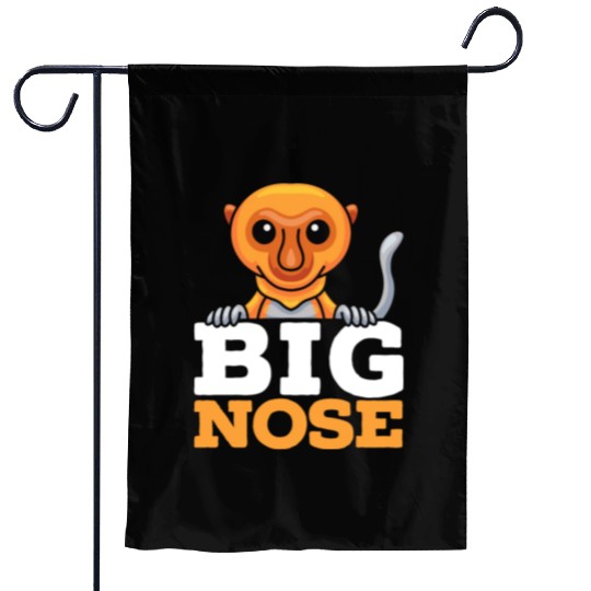 Big Nose Proboscis Monkey Ape Wildlife Zookeeper Garden Flags