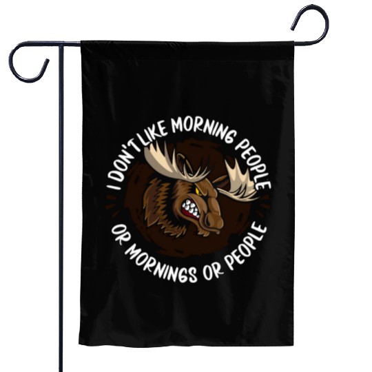 Moose Elk Hunting Garden Flags