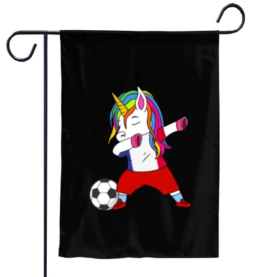 France Soccer Dabbing Gift Garden Flags