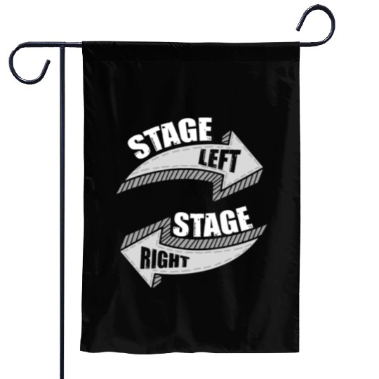 Novelty Dramatic Arts Actors Mockery Statements Garden Flags