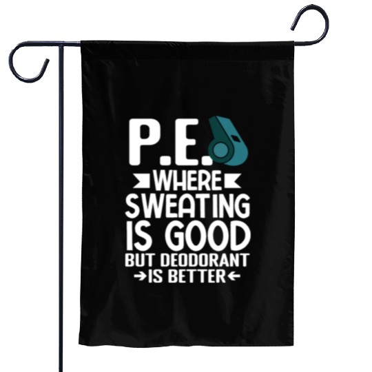 PE Teacher Education Gym Physical Education Garden Flags