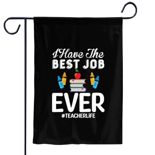 Teacher Life Garden Flags