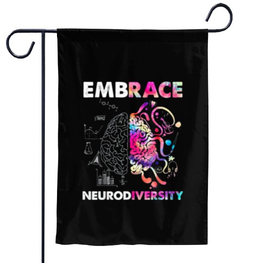 Embrace Neurodiversity Autism Awareness Garden Flags