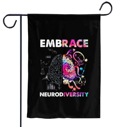Embrace Neurodiversity Autism Awareness Garden Flags