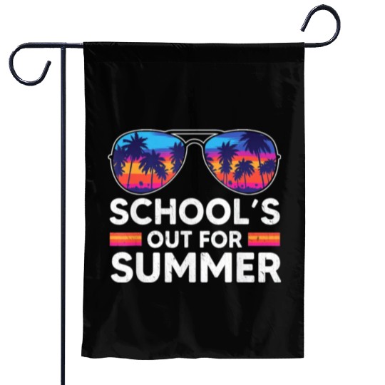 Schools Out For Summer Teacher Garden Flags