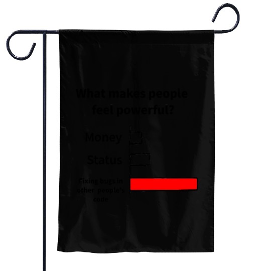 Powerful programmer Garden Flags