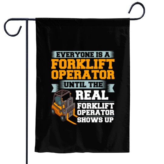 Forklift Operator Driver Lift Truck Training Garden Flags