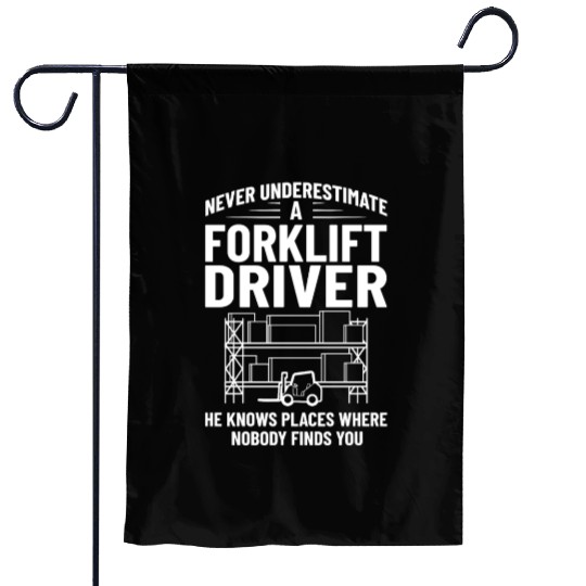 Forklift Operator Driver Lift Truck Training Garden Flags