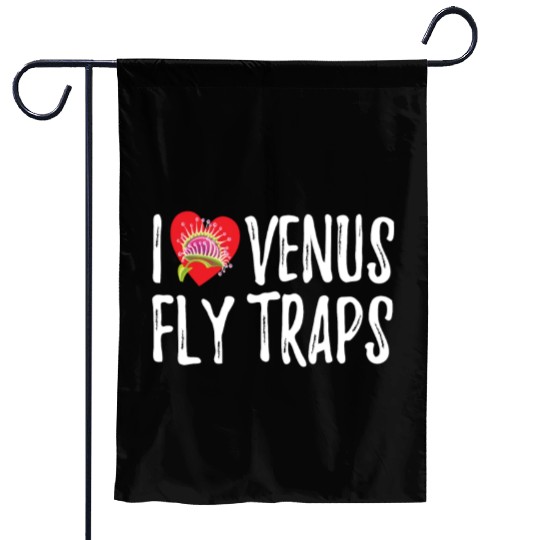 I Love Venus Flytrap Carnivorous Bite Me Garden Flags