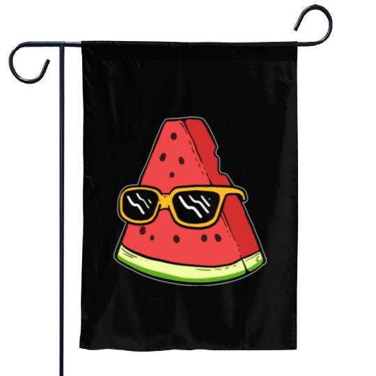 Chilling Watermelon Tourist Gift Garden Flags
