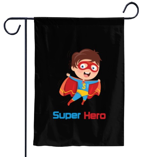 Super hero Garden Flags
