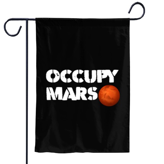 Occupy Mars Garden Flags