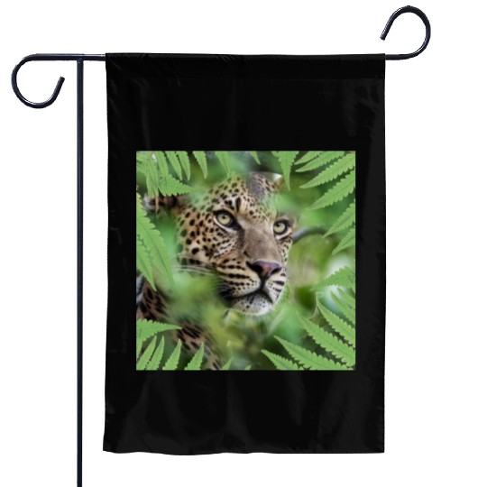 forest tiger Garden Flags