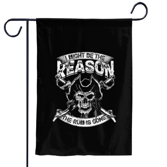 I might be the reason the rum is gone - drinking Garden Flags