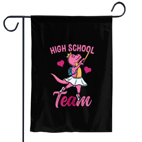 High School Team Ballet Back To School Girls Garden Flags