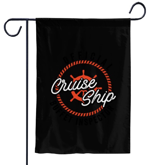 Funny Cruise Ship Buffet Inspector Partners Garden Flags