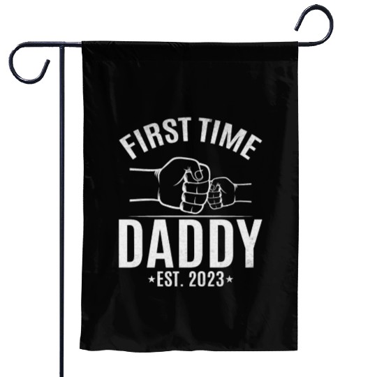 First Time Daddy Est. 2023 Daddy To Be Paternity Garden Flags