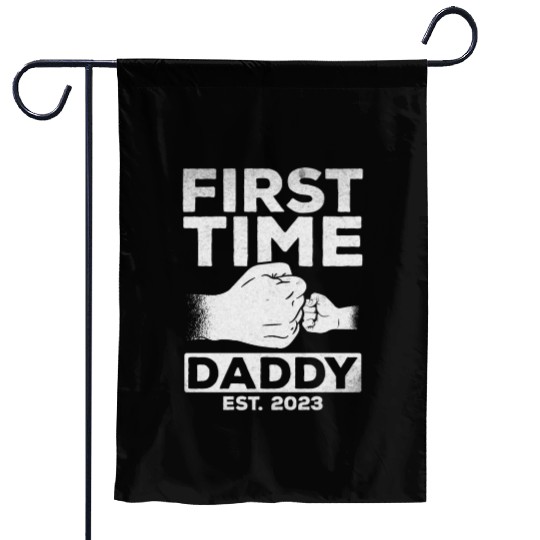 First Time Daddy Est. 2023 Daddy To Be Paternity Garden Flags