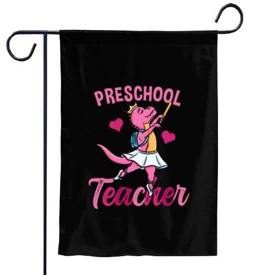 Preschool Teacher Ballet Back To School Girls Garden Flags