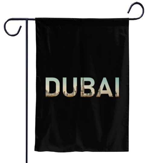 Dubai Desert Skyline United Arab Emirates UAE Garden Flags