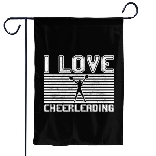 I love cheerleading Garden Flags