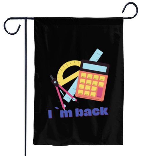 Back to school day Funny Garden Flags