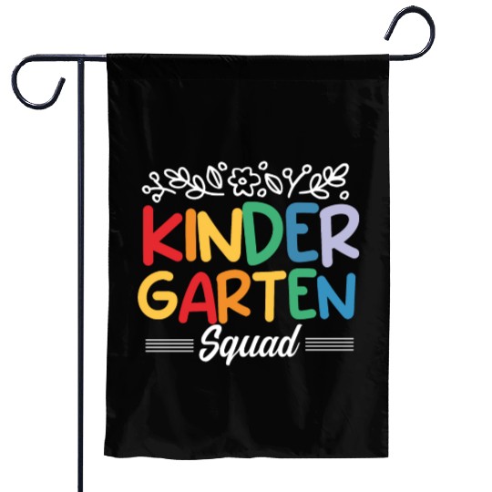 Kindergarten Squad Garden Flags