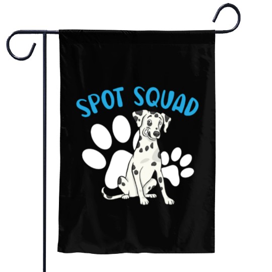 Spot Squad Paw Love Puppy Breeder Dalmatian Dog Garden Flags