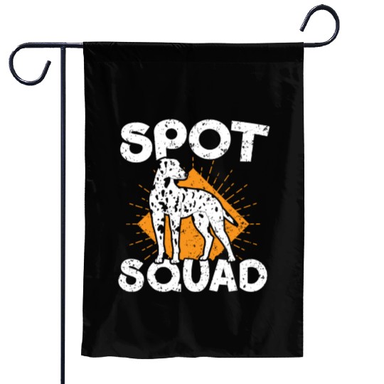 Spot Squad Paw Love Puppy Breeder Dalmatian Dog Garden Flags