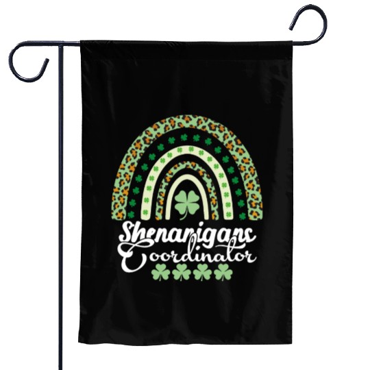 Shenanigans Coordinator Matching Teacher Rainbow Garden Flags