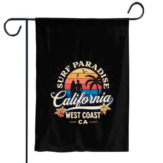 Surf Paradise Garden Flags