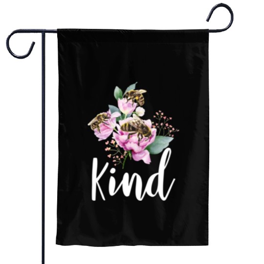 Bee Kind Save The Bees Earth Day Garden Flags