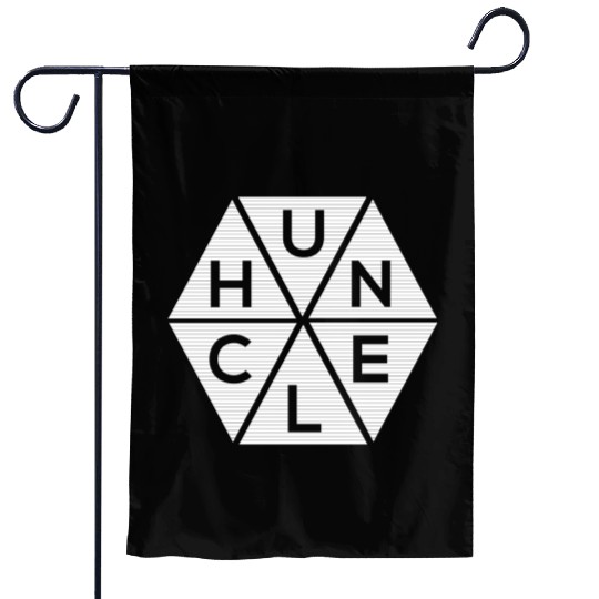 Abstract Triangle Huncle Garden Flags