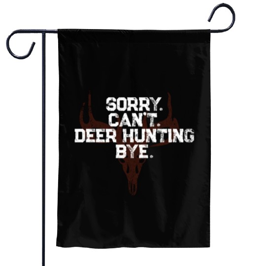 Buck Deer Hunting Hunter Sorry. Garden Flags