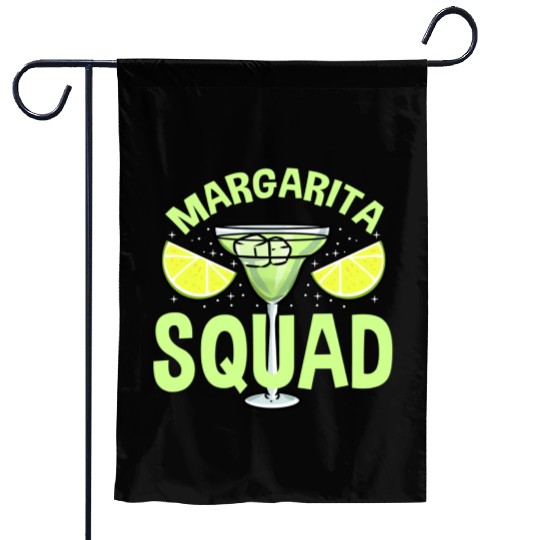 Margarita Squad For Margarita Lover Garden Flags