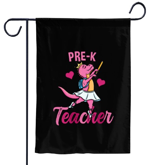 Pre-K Teacher Ballet Back To School Girls Garden Flags