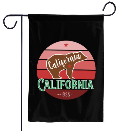 California Bear Flag Garden Flags