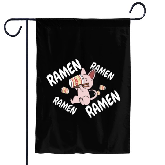 Sphynx Cat Instant Ramen Noodles Garden Flags