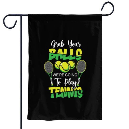 Tennis Player Present Tennis Club Coach Sport Garden Flags