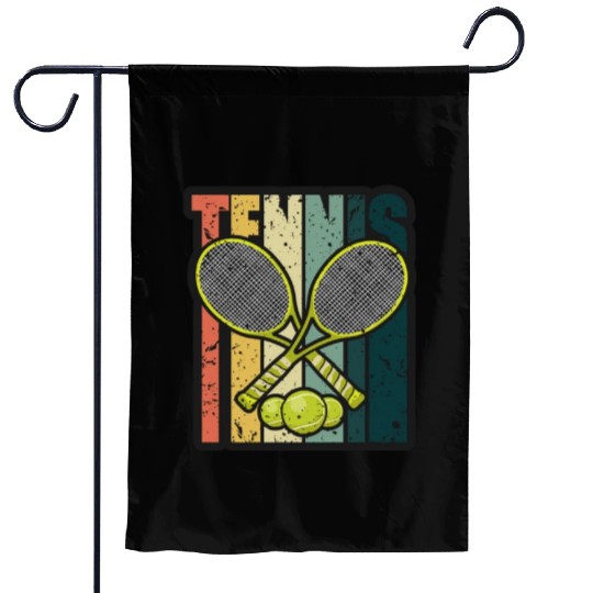 Tennis Player Present Tennis Club Coach Sport Garden Flags