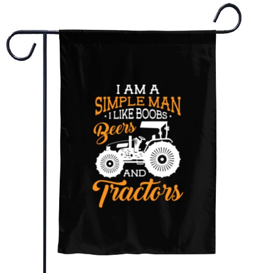 Tractor Agriculture Nature Tractors Garden Flags