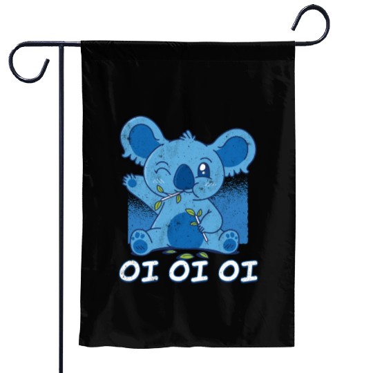 Cheer Koala Bear Australian Australia Day Garden Flags