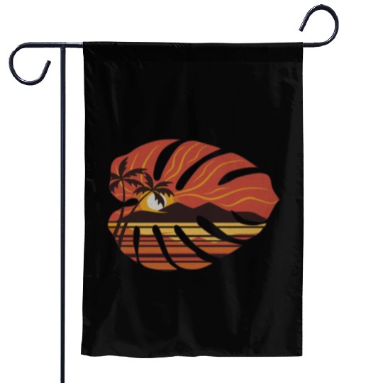 Summer Time , Beach Vibes Garden Flags